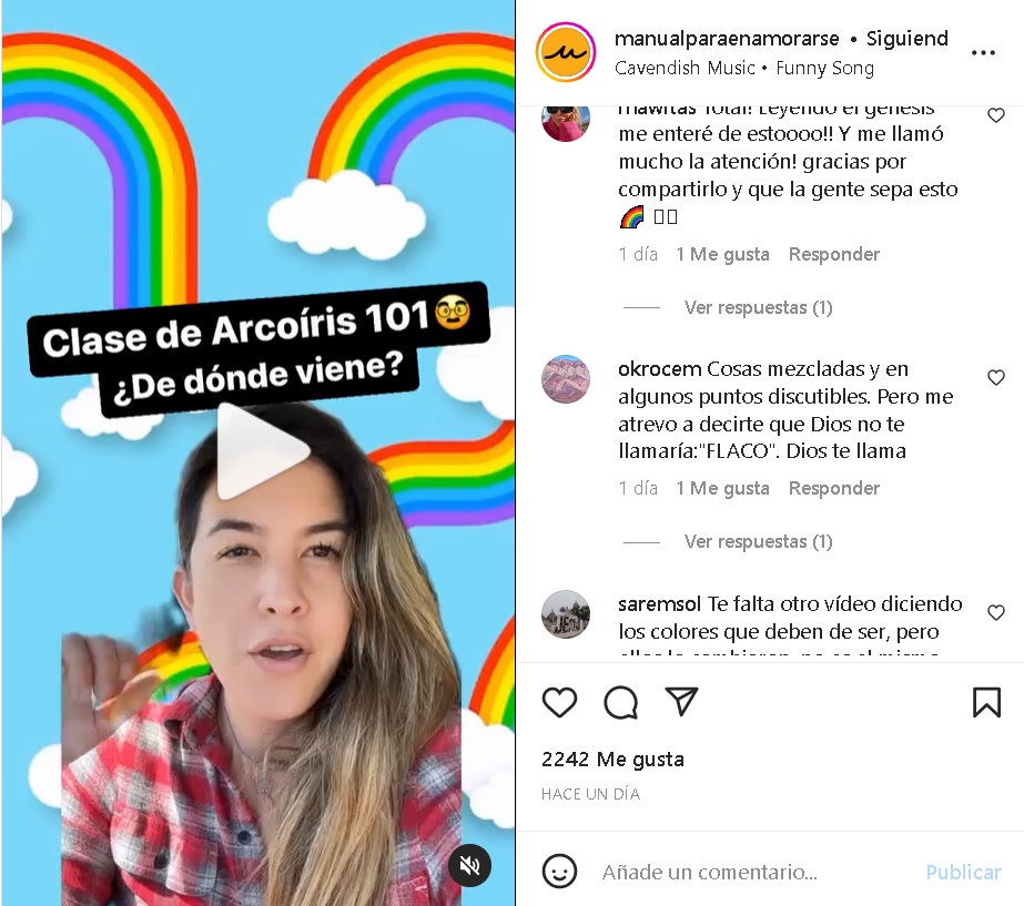 Manual para enamorarse, 101 clase de arcoiris